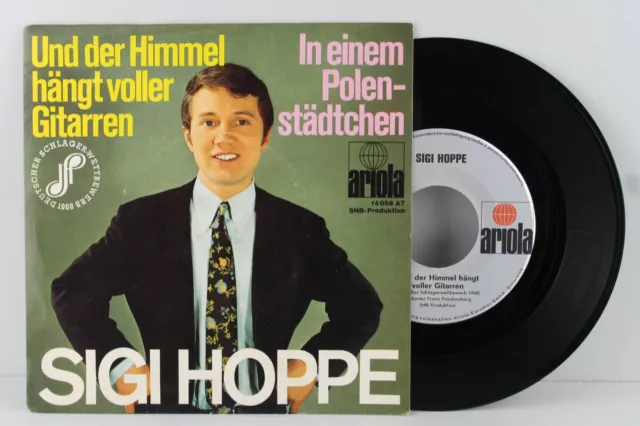 7" Single - SIGI HOPPE - Und der Himmel hängt voller Gitarren - Ariola 1968