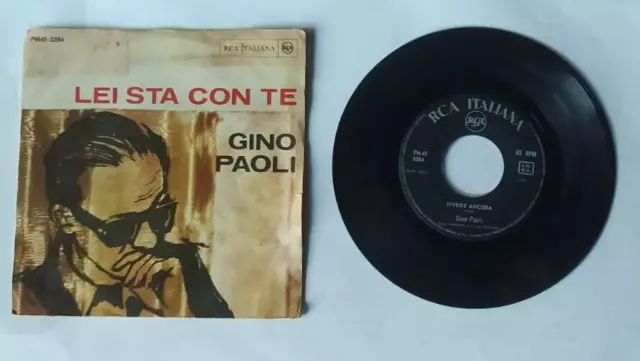 Gino Paoli – Lei Sta Con Te - Vinile 45 rpm 1964