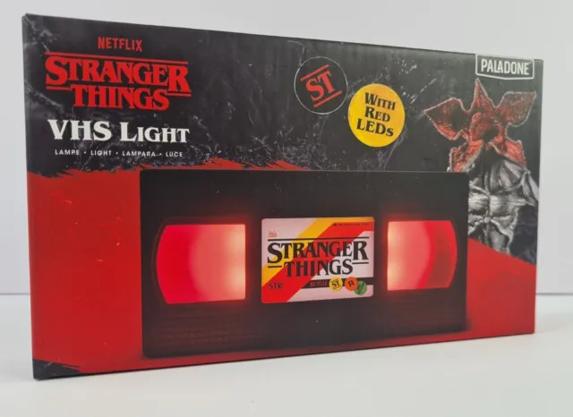 Paladone Stranger Things Desk Light - VHS Light Brand New and Sealed