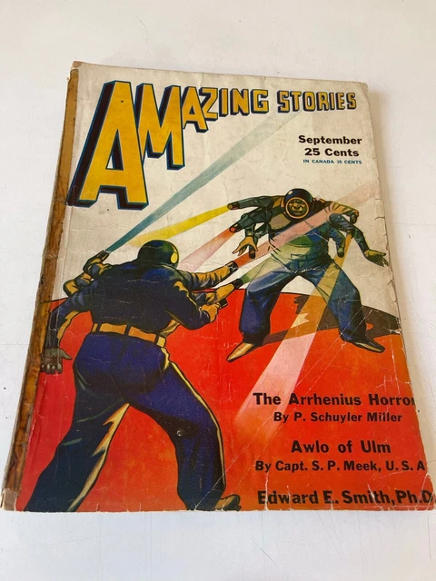 Amazing Stories  Vol 6  #6  PULP  Sept. 1931   VGF  Morey cover, Meek, Miller, G