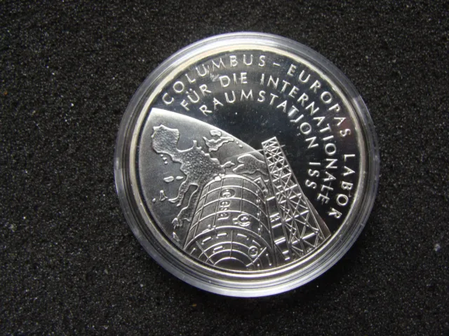 10 EURO Silber-Gedenkmünze BRD 2004, ISS-Raumstation,PP, gekapselt, Sammlerstück