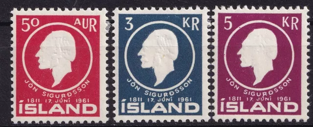 Island 1961 Sigurdsson sehr schön komplette Satz Postfrisch/MNH