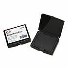 Inkless Fingerprint Pad, 2 1/4 x 1 3/4, Black