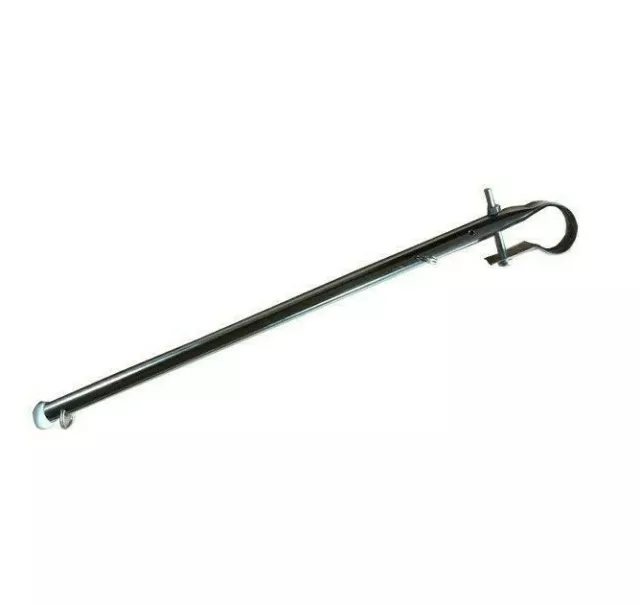 Boat Kayak Durable Stainless Steel Rail Mount Flag Staff Pole 15-3/16" Marine