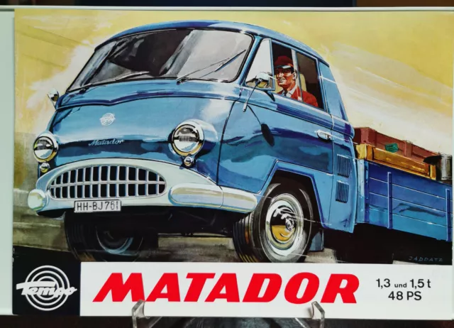 Prospetto, Tempo Matador 1,3 e 1,5 t, 48 cv, circa 1961