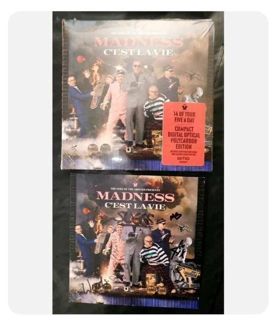 Madness  - Theatre Of The Absurd Cd & Signed Insert Signed