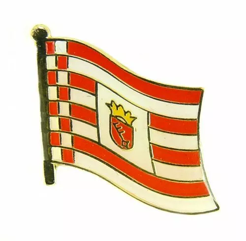 Flaggen Pin Fahne Bremen Anstecknadel Flagge