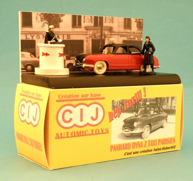 CIJ France Miniature Panhard Dyna, Voiture Ancienne Collection, Réf 3/47