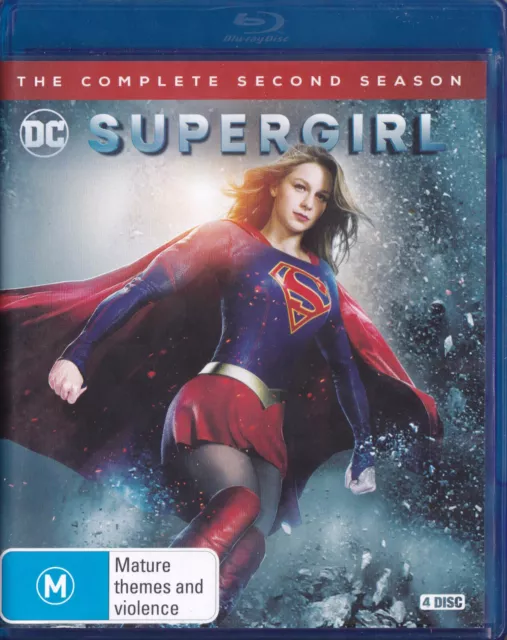 SUPERGIRL Complete Second Season Blu-Ray DISC   New    SirH70