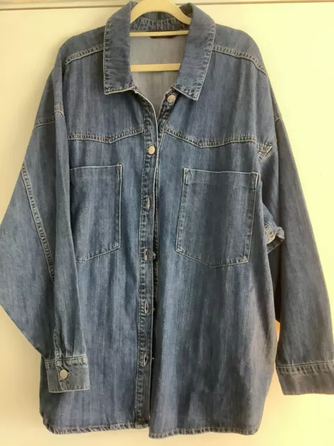 F & F Next DENIM JACKET  Size 20/22 Blue BNWOT