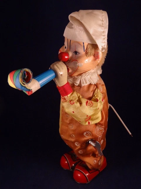 Jouet Mécanique Ancien – Singe Acrobate En Tôle – Cirque TPS JAPAN – Années 50/60