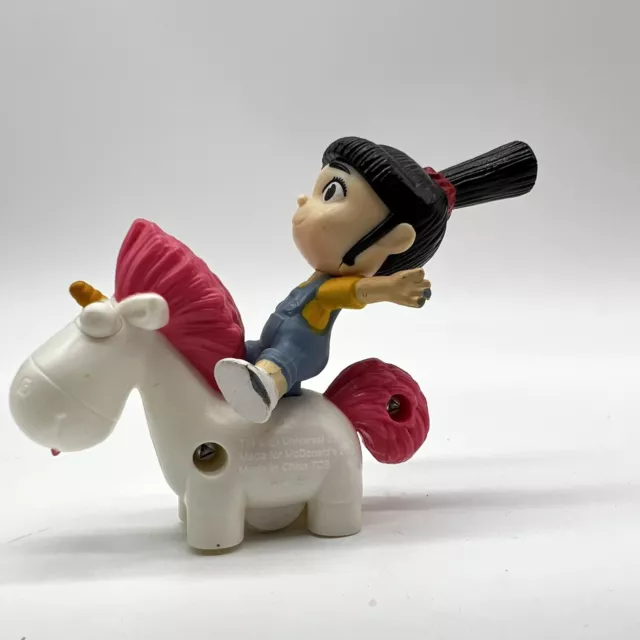 McDonald's Despicable Me Agnes unicorn toy figure Happy Meal Toy