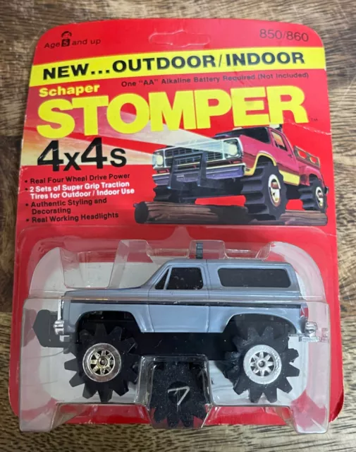 Schaper Stomper GREY CHEVROLET BLAZER. Mint on Excellent Card.