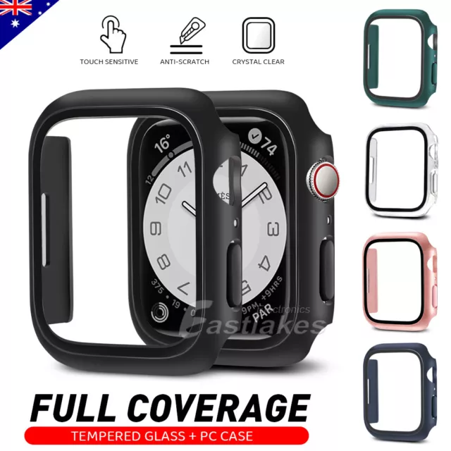For Apple Watch Ultra 9 8 7 SE 6 5 4 Case Screen Protector Cover 49 45 41 44 40