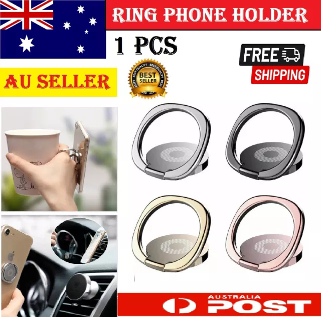 Universal Ring Phone Finger Holder Car Mount Hook mobile Hand Grip Bracket Stand