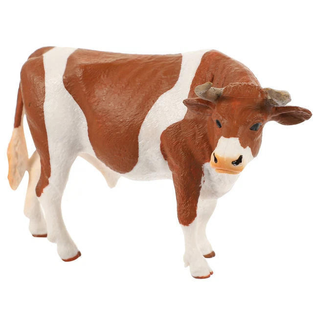Cow Figurine Cartoon lawn landscape cow figurines Cow Adornment Farm Animal Orna