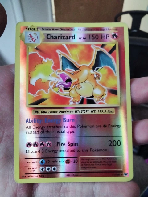 pokemon xy evolutions charizard 11 108 rare reverse holo card - (11/108) - Rare Reverse Holo Charizard Pull