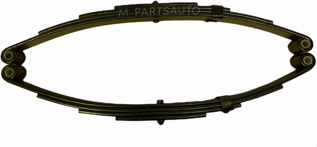 M-Parts Pair of 2 x 25-1/4"L - Double Eye 4 Leaf Spring 3,500LB Capacity per x -