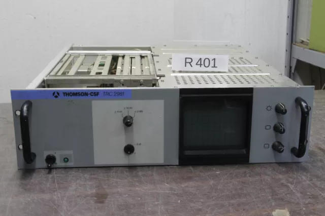 THOMSON CSF TRC 2981 PANORAMIC DISPLAY ANALYZER # R401a