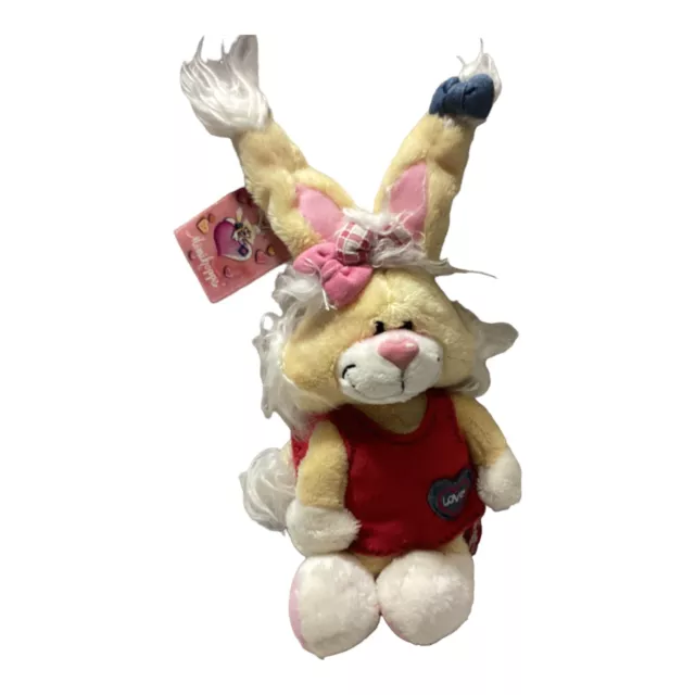 Diddl Friends Mimihopps Red Dress Heart Soft Peluche 25 Cm Plush 10" Cuore