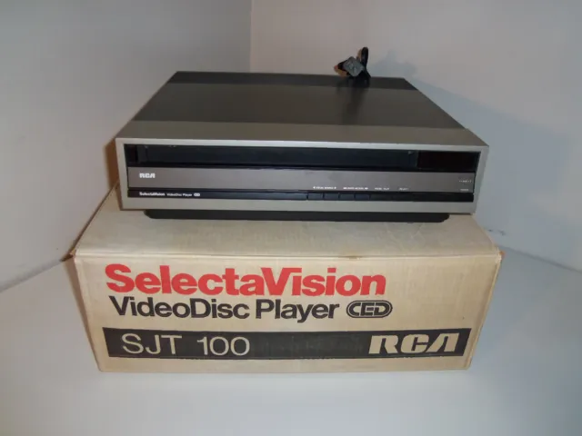RCA Stereo CED SelectaVision VideoDisc Player SJT-100 w/ Original Box