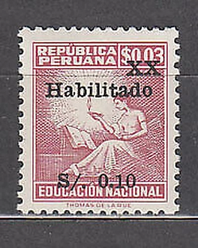 Peru - Wohlfahrt Yvert 5 MNH