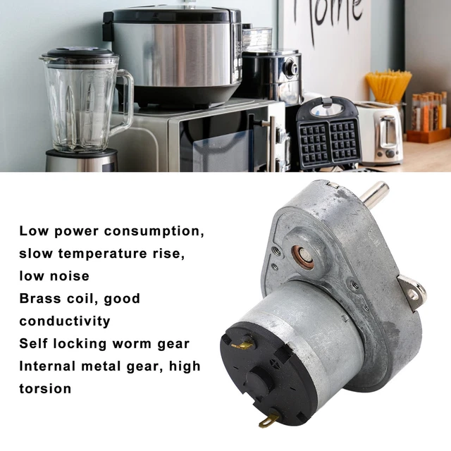 Motore ingranaggi DC24V lega di alluminio autobloccante velocità riduzione ottone bobina 25 giri/min
