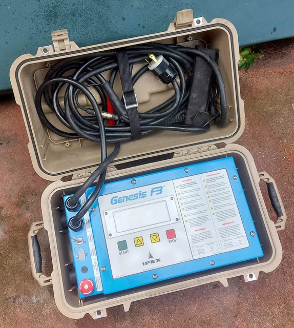 Ipex Genesis F3 Electrofusion Processor Plastic Pipe Welder Welding Unit