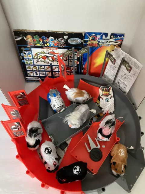 Kung Zhu Battle Arena 8 Hamsters & Accessories 2010 Parts Incomplete Kung Zhu Battle Arena 8 Hamsters & Accessories 2010 Parts Incomplete