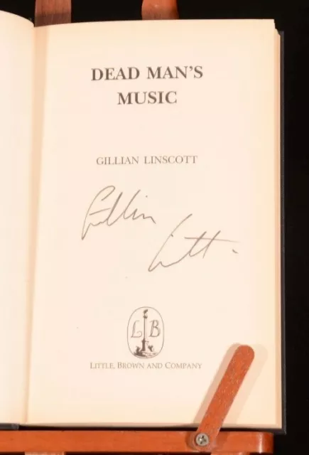 1996 Dead Man's Music by Gillian Linscott Signed First Edition 2