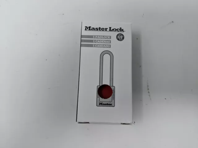 Master Lock Lockout Padlock MLKS410RED – 38mm Body & 6mm Hardened Steel Shackle
