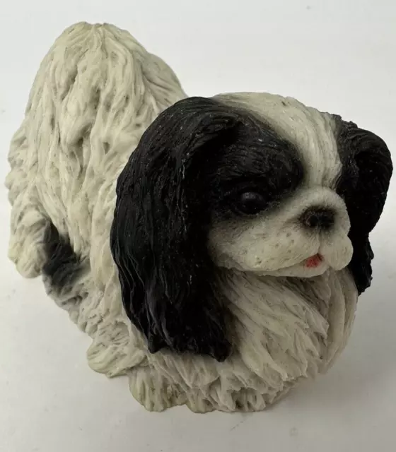 Vintage Castagna Pekingese Japanese Spaniel Dog Figurine Made in Italy 1988 4"