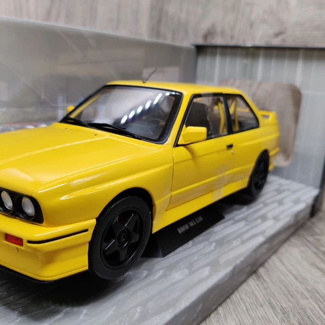 Voiture Solido Bmw M3 E30 Street Fighter Jaune 1990 1:18 Neuf Boite S1801513 3