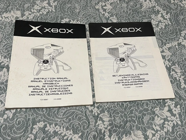 Manuali Di Istruzioni Xbox Prima Serie