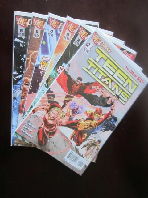 Teen Titans 4th Series NEW 52 lot:#1-6 NM (2011)
