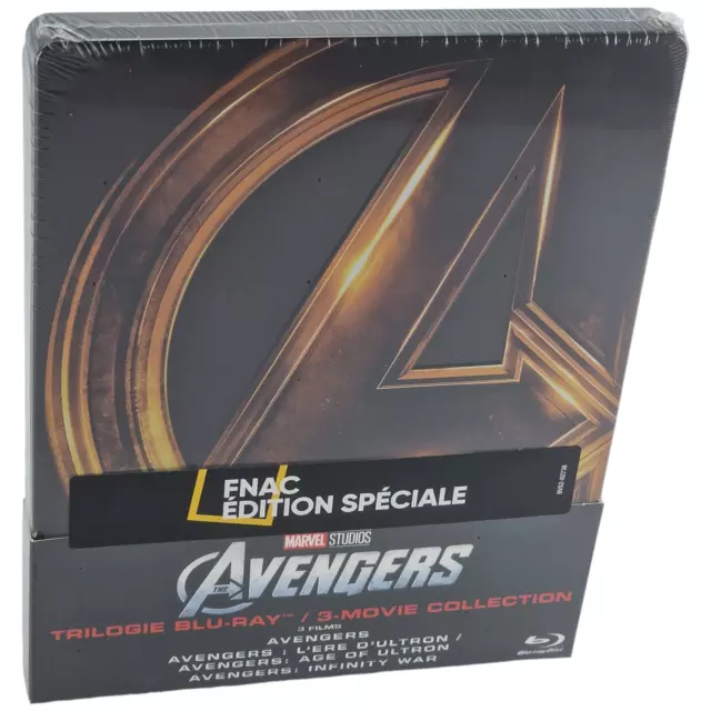 Avengers Avengers Coffret Trilogie 3 Films Blu-ray SteelBook 2014 Fnac Zone B 3