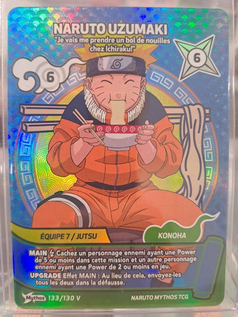 【希少】NARUTO カード Mythos TCG 133/130 シークレット Naruto Mythos TCG 133⁄130 V - Uzumaki de segunda Carta mano por