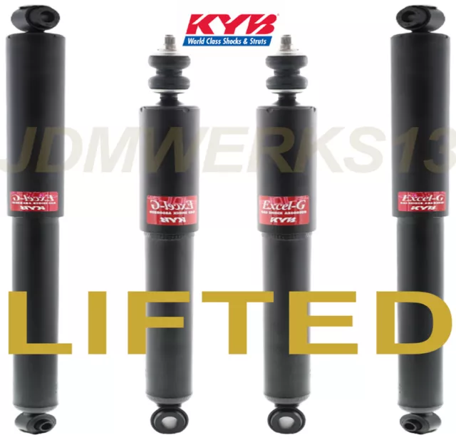 KYB 4 Performance 2 - 3 inches Lifted SHOCKS for NISSAN FRONTIER RWD & 4WD 98-04