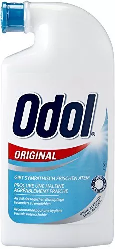 Odol med 3 Mundwasser Original ohne Alkohol Atem Frisch 125ml 2er Pack