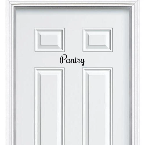 Pantry Vinyl Decal Sticker for Kitchen Pantry Room Wall Door Decor Art Furniture