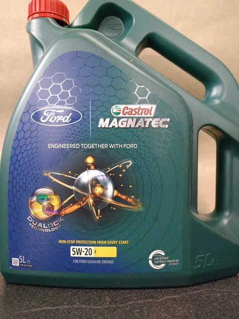 CASTROL FORD 5W20 Oil 5 LITRE Magnatec Professional 1.0 ECOBOOST Fiesta ...