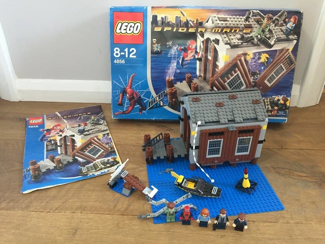 100 COMPLETE LEGO 4856 Spider Man Doc Ock s Hideout Box