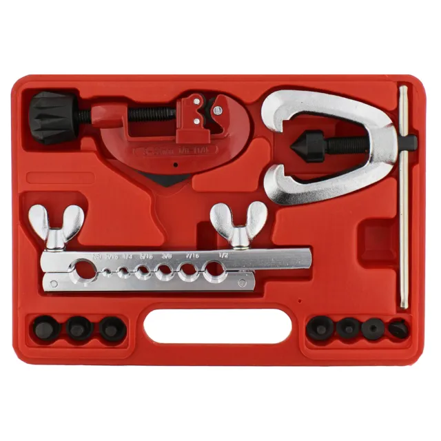 ABN Double Flaring Tool Kit - Brake Line Bender Flare Tool and Brake Line Cutter