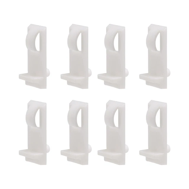 Plastic Shelf Support Pegs,5mm Shelf -Locking,Shelf Bracket Peg,White,100pcs