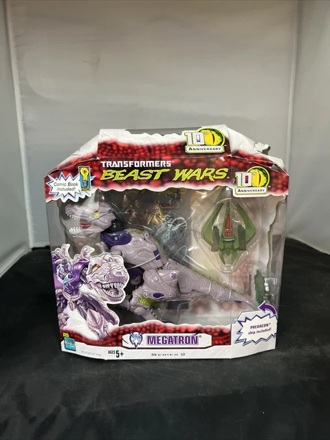 Hasbro Transformers Beast Wars Megatron (T-Rex) Action Figure Deluxe, 15 Cm, Con Missile
