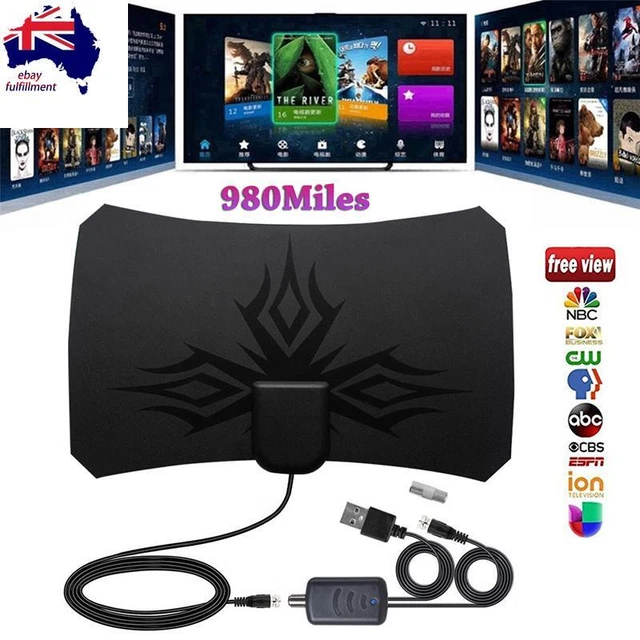 4K Aerial HDTV Digital HD TV Antenna Signal Amplifier Long Range 1080P Aerial