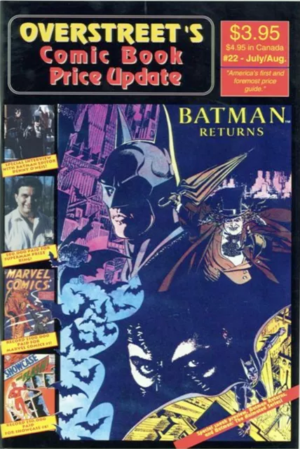 Overstreet's Comic Book Price Update #22 Batman Returns Marvel DC Jul/Aug 1992