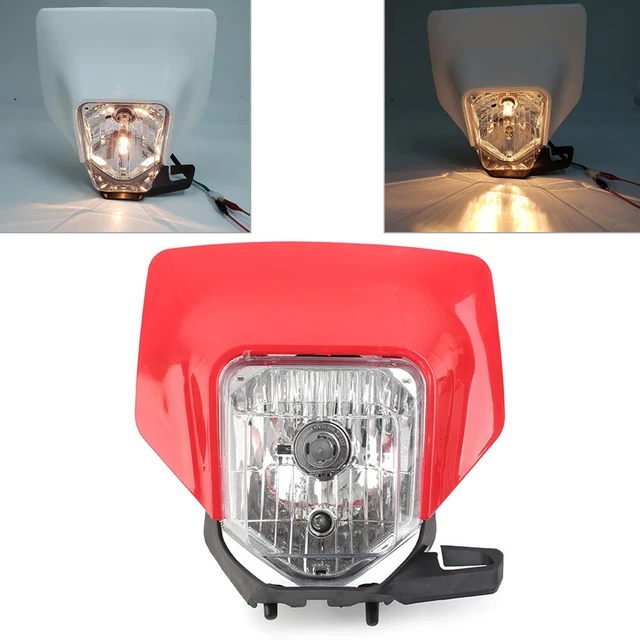 For Husqvarna TE125 250 17-19 701 Supermoto 2017 Dirt Bike Headlight Front Red