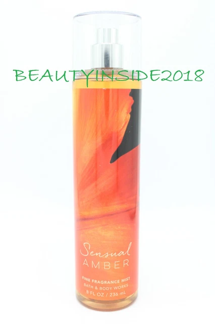 BATH AND BODY WORKS SENSUAL AMBER FINE FRAGRANCE MIST 8 OZ / 236 Ml