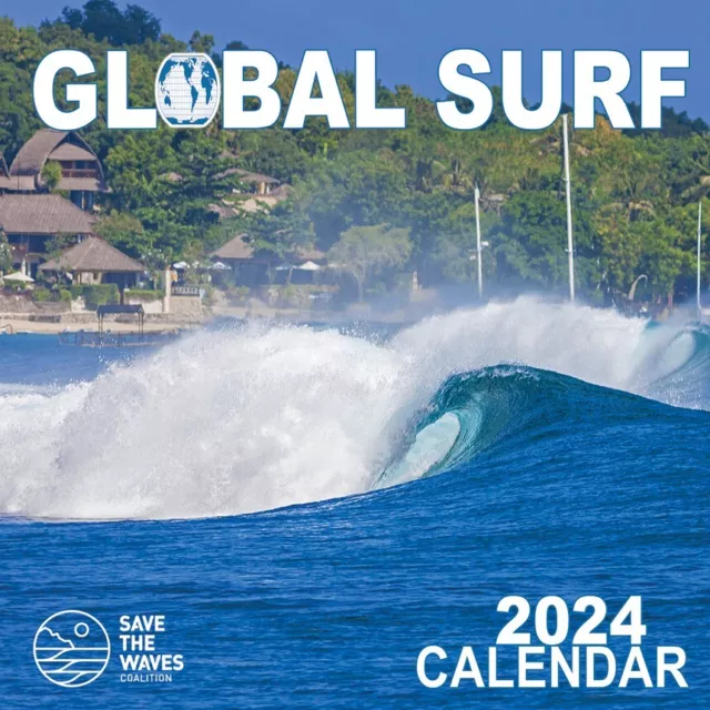 GLOBAL SURF 2024 CALENDAR (12 in x 12 in Wall) 14.95 PicClick